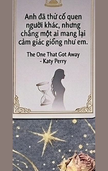 55. Anh đã thử cố quen người khác, nhưng chẳng m…
