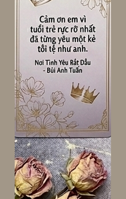 56. Cảm ơn em vì tuổi trẻ rực rỡ nhất đã từng yê…