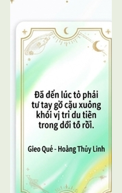 61. Đã đến lúc tớ phải tự tay gỡ cậu xuống khỏi …