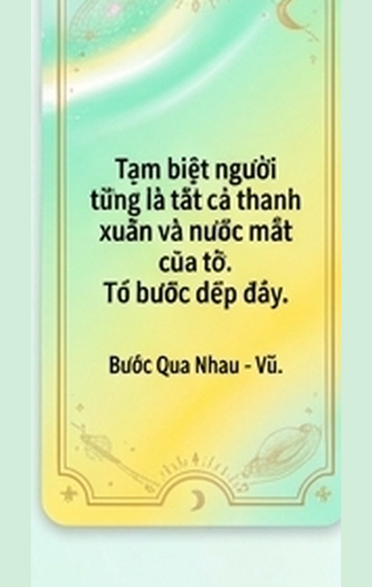 68. Tạm biệt người từng là tất cả thanh xuân và …