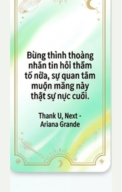 70. Đừng thỉnh thoảng nhắn tin hỏi thăm tớ nữa, …